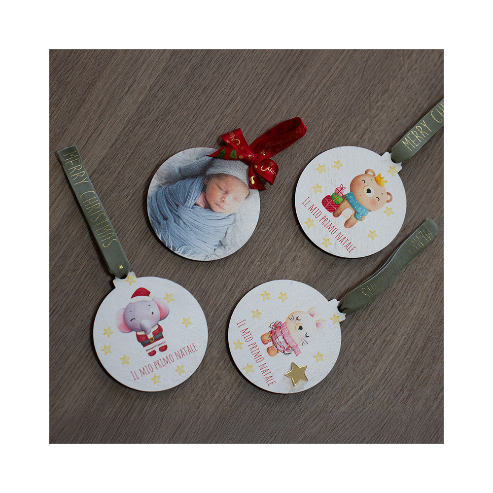 Decorazione in legno "Il mio primo Natale"