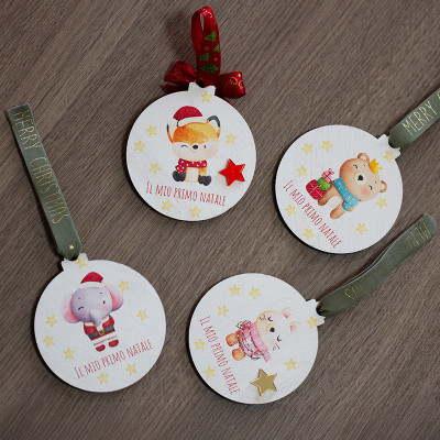 Decorazione in legno "Il mio primo Natale"