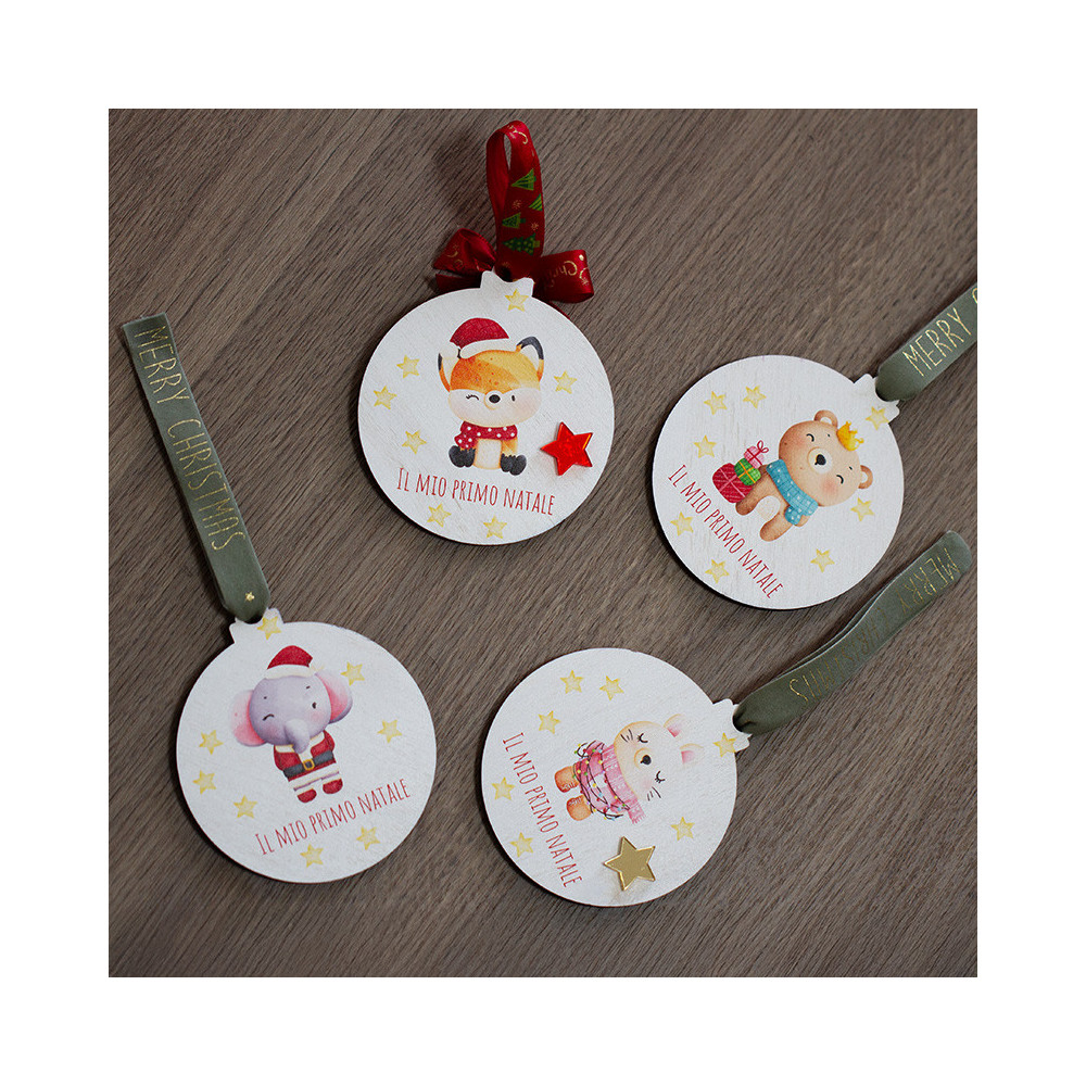 Decorazione in legno "Il mio primo Natale"
